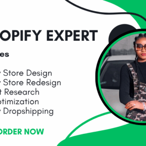 I will design Shopify store design